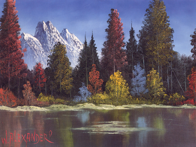 Autumn Lake -- Bill Alexander